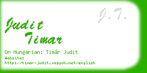 judit timar business card