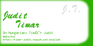 judit timar business card